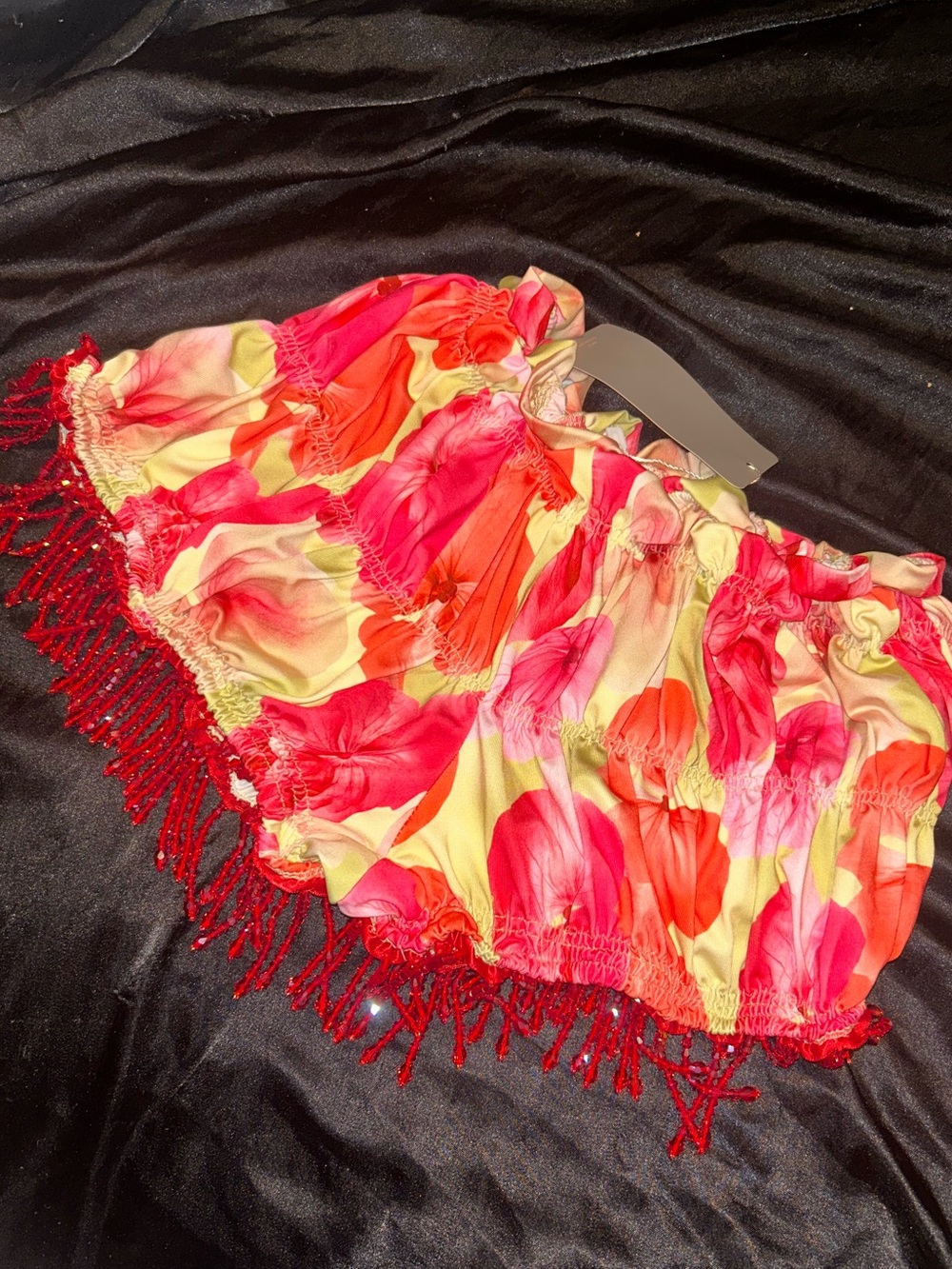Beaded fringe Summer Shorts